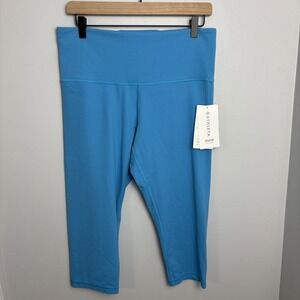 Athleta Elation Ultra High Rise Capri Legging Women's 1X‎ Santorini Blue NEW